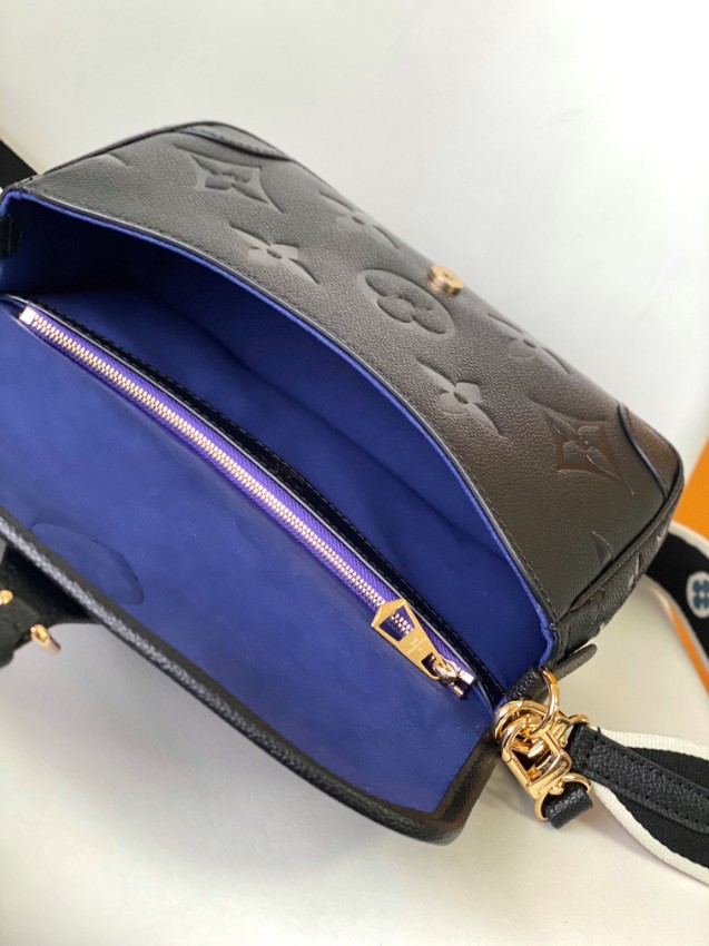 ルイヴィトン n級品 ディアンヌ ミニショルダーバッグ ブラック エンボスモノグラム ゴールド金具 2WAY仕様 M46386_8