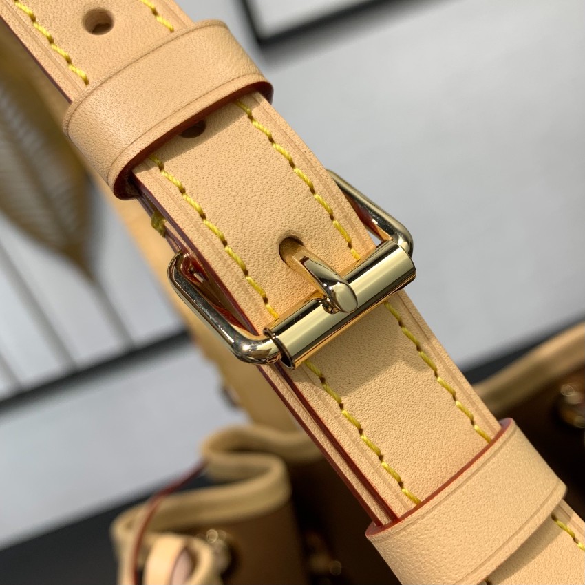 ルイヴィトン ハイブランド ノエ バケットバッグ ブラウン モノグラム柄 ヌメ革調 大容量 ワンショルダー 売れ筋 M46976_4