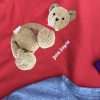 パームエンジェルス芸能人2023SS新作男女兼用ブロークンベアコットンTシャツ
