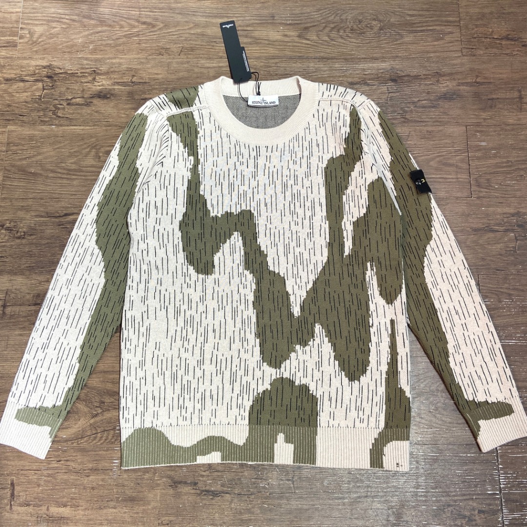 ストーンアイランド セーター メンズ ニットのセーター ファッション 快適性 正規品 22年秋冬新作