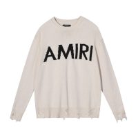 AMIRI【マイク・アミリ】芸能人激安新作 ベージュ Eyelash セーター