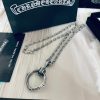 クロムハーツ コピー SBTバンドリングペンダント with ラージペーパーチェーンネックレス