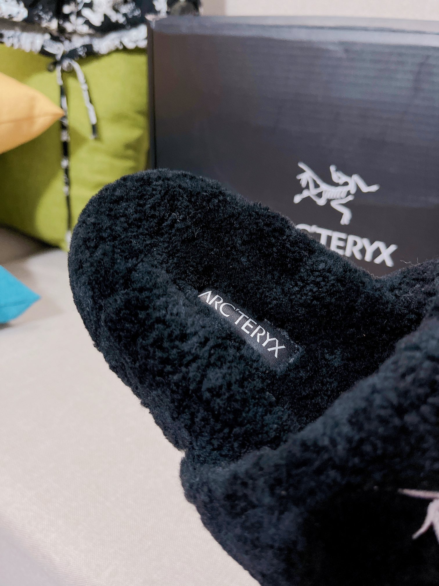 arcteryx韓国限定メリノウール アウトレットセール保温靴ブラック