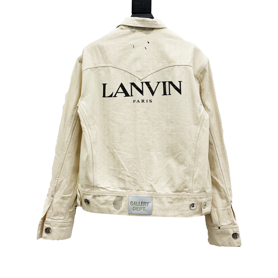 LANVIN x GALLERY DEPT人気コラボ輸入オンライン通販メンズデニムジャケット