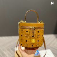 MCM(エム シー エム)17CM皮革バケツ型バッグアウトレット