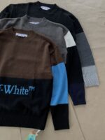 off-white（オフホワイト）n級アウトレット男女兼用ウールセーター