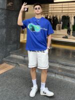 パームエンジェルス 半袖Tシャツ インナー ファッショントレンド クルーネックTシャツ 快適性 正規品
