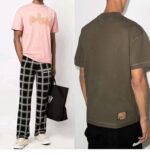 パームエンジェルス 半袖Tシャツ 腕まくり ファッショントレンド クルーネックTシャツ 激安 正規品 男女兼用