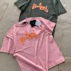 パームエンジェルス 半袖Tシャツ 腕まくり ファッショントレンド クルーネックTシャツ 激安 正規品 男女兼用