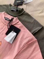パームエンジェルス 半袖Tシャツ 腕まくり ファッショントレンド クルーネックTシャツ 激安 正規品 男女兼用