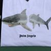 パームエンジェルス芸能人2023SS新作シャークプリントメンズ半袖Tシャツ