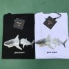 パームエンジェルス芸能人2023SS新作シャークプリントメンズ半袖Tシャツ