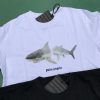 パームエンジェルス芸能人2023SS新作シャークプリントメンズ半袖Tシャツ