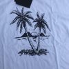 パームエンジェルス芸能人激安新作ココナッツの木プリント男女兼用半袖Tシャツ