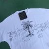 パームエンジェルス芸能人激安新作ココナッツの木プリント男女兼用半袖Tシャツ