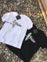 パームエンジェルス2023SS新作オウムプリント男女兼用半袖Tシャツ