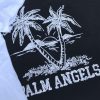 パームエンジェルス芸能人激安プリントココナッツの木メンズ半袖Tシャツ