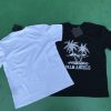 パームエンジェルス芸能人激安プリントココナッツの木メンズ半袖Tシャツ