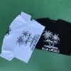 パームエンジェルス芸能人激安プリントココナッツの木メンズ半袖Tシャツ