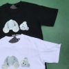 パームエンジェルス芸能人激安ブロークンベアメンズ半袖Tシャツ