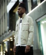 ストーンアイランド ジャケット激安通販 ンテージ ジップアップシャツジャケット ファッショントレンド 男女兼用