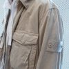 ストーンアイランド ジャケット激安通販 ンテージ ジップアップシャツジャケット ファッショントレンド 男女兼用
