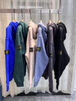 ストーンアイランド パーカー 公式 長袖フーデッドスウェットシャツ 快適性 男女兼用 秋冬新作