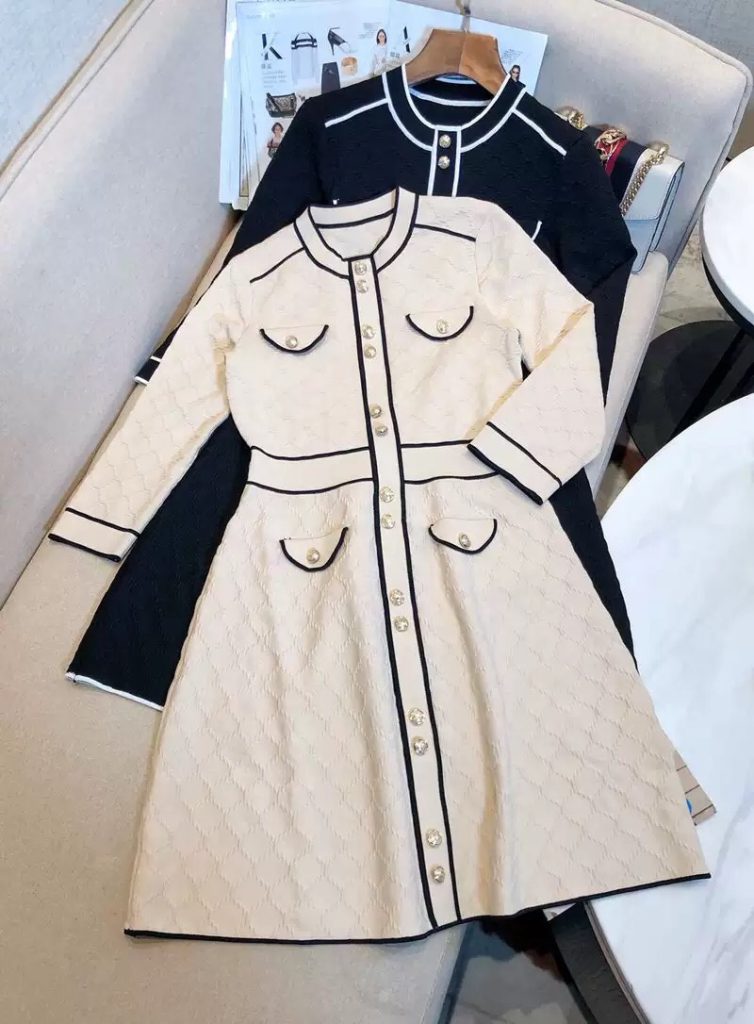 BALMAIN（バルマン）激安販売芸能人 ウィメンズ アーガイル ワンピース