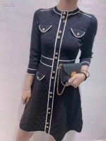 BALMAIN（バルマン）激安販売芸能人 ウィメンズ アーガイル ワンピース