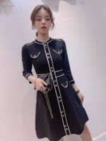 BALMAIN（バルマン）激安販売芸能人 ウィメンズ アーガイル ワンピース