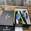 BALMAIN（バルマン）激安販売芸能人 マルチカラー スエード と ナイロン と メッシュ Racer ローカットスニーカー