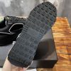 BALMAIN（バルマン）激安販売芸能人 ベルベット と ナイロン と メッシュ Racer パネルローカットスニーカー