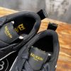 BALMAIN（バルマン）激安販売芸能人 ベルベット と ナイロン と メッシュ Racer パネルローカットスニーカー