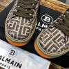 BALMAIN（バルマン）激安販売芸能人 B-Court モノグラム スニーカー