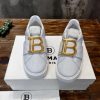 BALMAIN（バルマン）激安販売芸能人 Slip On B-Court Sneakersレザースニーカー