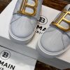 BALMAIN（バルマン）激安販売芸能人 Slip On B-Court Sneakersレザースニーカー