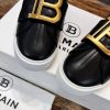 BALMAIN（バルマン）激安販売芸能人 Slip On B-Court Sneakersレザースニーカー