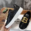 BALMAIN（バルマン）激安販売芸能人 Slip On B-Court Sneakersレザースニーカー