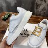 BALMAIN（バルマン）激安販売芸能人 Slip On B-Court Sneakersレザースニーカー