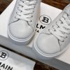 BALMAIN（バルマン）激安販売芸能人 ロゴ ホワイト B-Court ローカットスニーカー