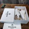 BALMAIN（バルマン）激安販売芸能人 ロゴ ホワイト B-Court ローカットスニーカー