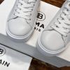 BALMAIN（バルマン）激安販売芸能人 ロゴ ホワイト B-Court ローカットスニーカー