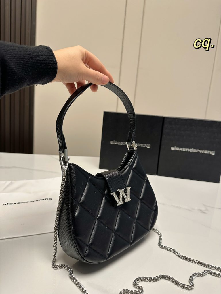 Alexanderwang n級買取本革ウィメンズショルダーバッグ