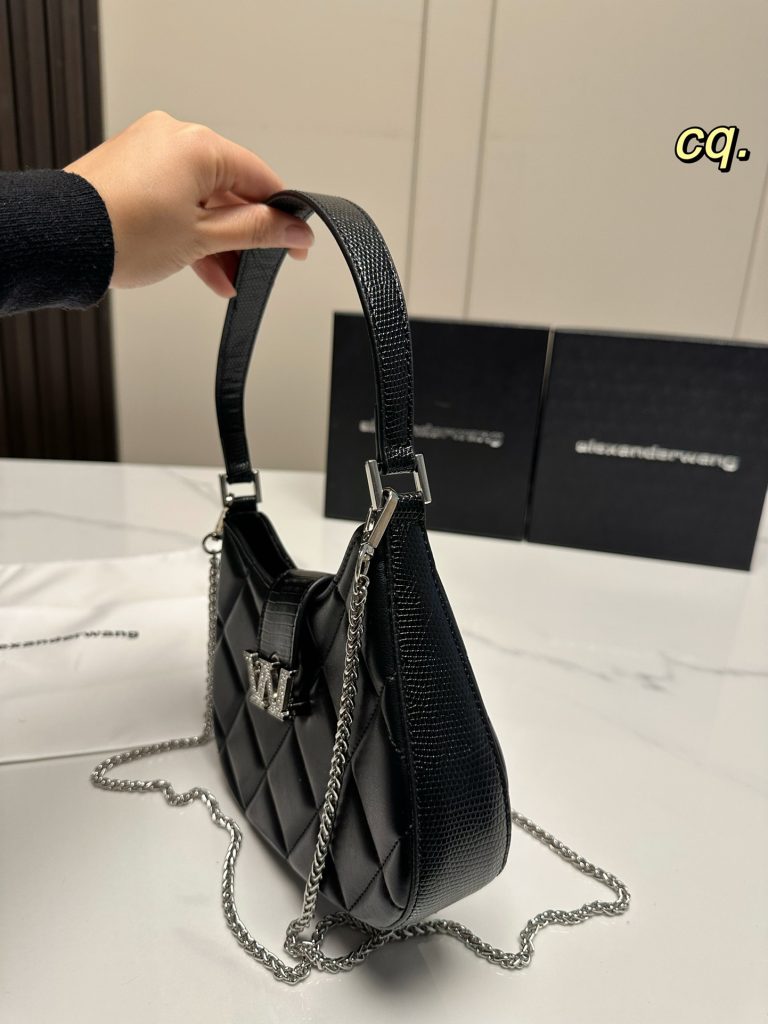 Alexanderwang n級買取本革ウィメンズショルダーバッグ