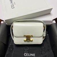 CELINE(セリーヌ)ブランド コピーオンライン皮革ショルダーバッグ白