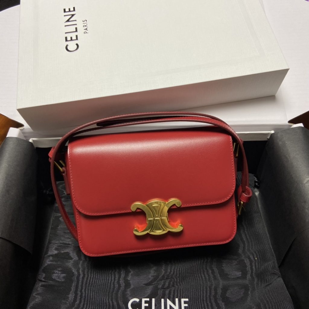 CELINE(セリーヌ)アウトレットオンラインウィメンズショルダーバッグ赤色