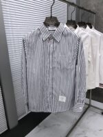 thombrowneトム ブラウン長袖シャツ コットン ブランド コピー 22年秋冬新作海外通販