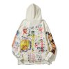 Saint Michael GRAFF PULLOVER HOODIE村上隆涂鸦宽松连帽卫衣INS