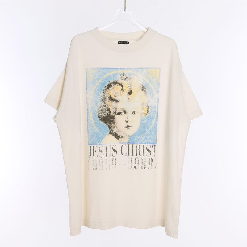 saint michaelクレジット店舗男女兼用半袖Tシャツ