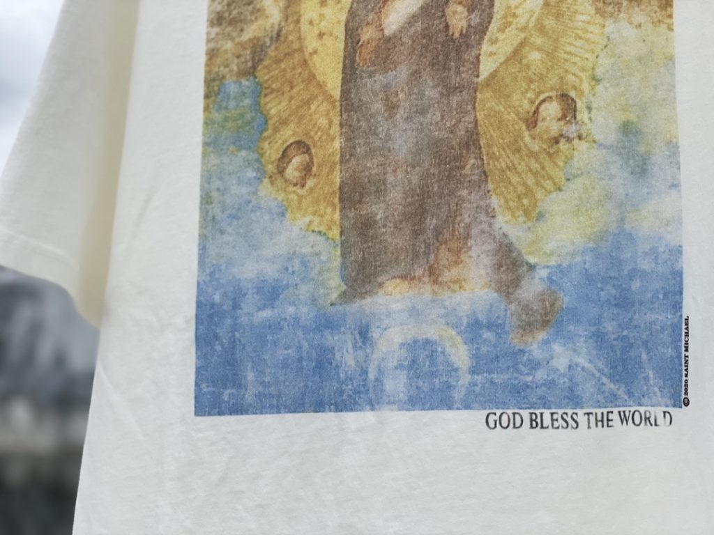 セントマイケルn級品聖ミカエル小天使vintage tee